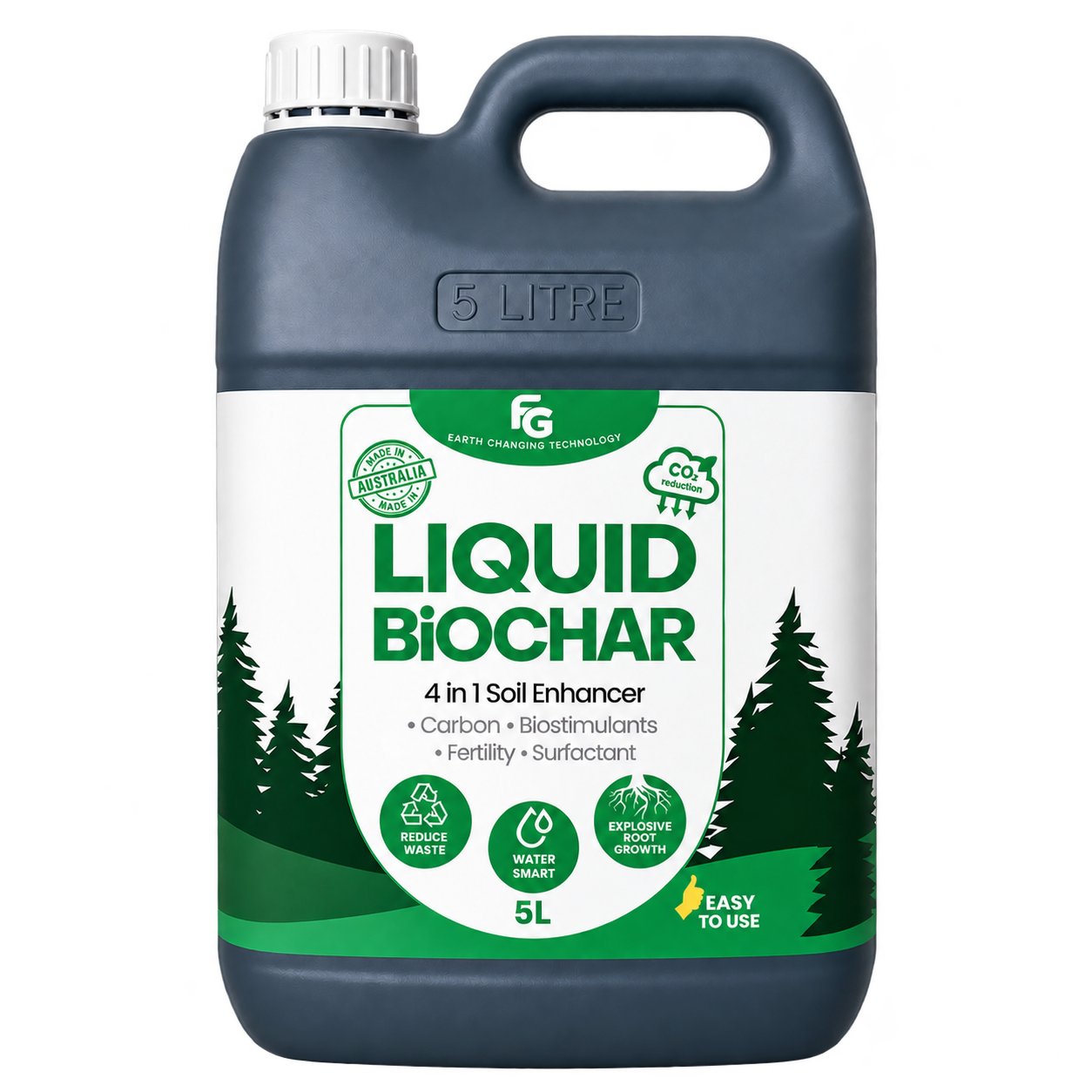LIQUID BIOCHAR - Carbon Soil Enhancer