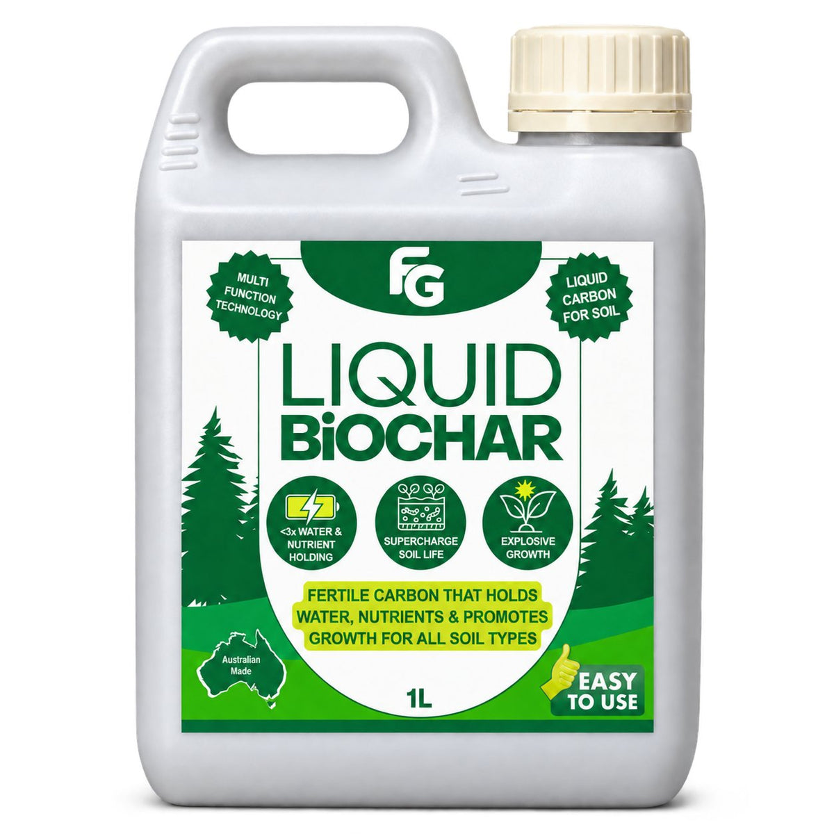 LIQUID BIOCHAR - Carbon Soil Enhancer
