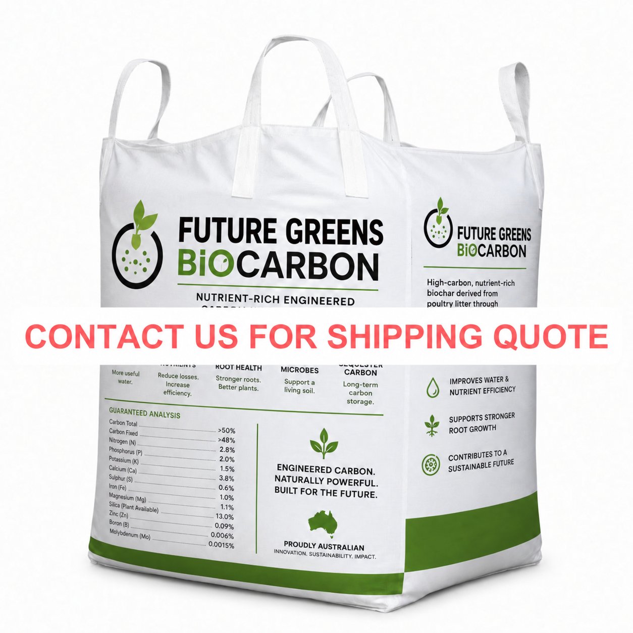Bulk BIOCARBON - Premium grade - Nutrient Loaded