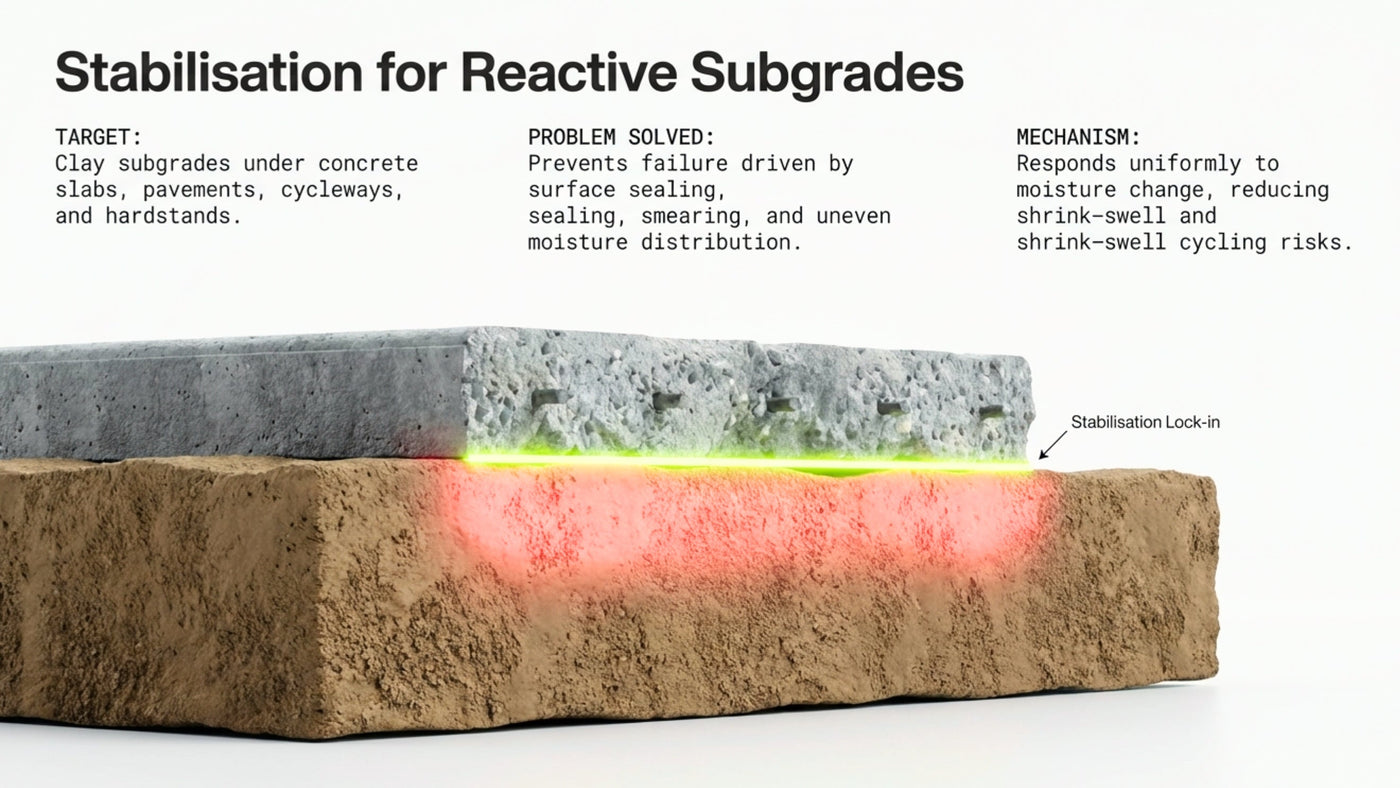 FG CLAY STABILISER - Under Concrete Clay Treatment
