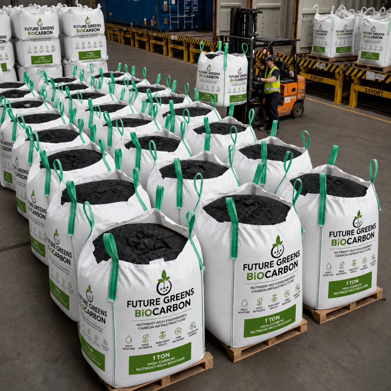 Bulk BIOCARBON - Premium grade - Nutrient Loaded
